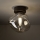 Brilagi - Taklampa VULCANO 1xG9/8W/230V brun/rökig beige