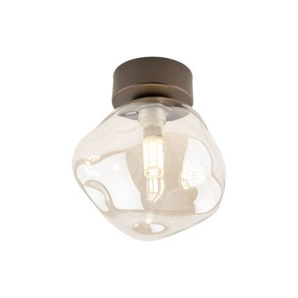 Brilagi - Taklampa VULCANO 1xG9/8W/230V brun/rökig beige