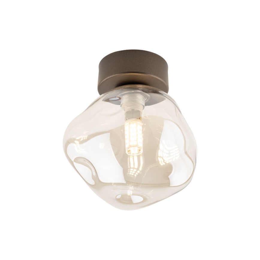 Brilagi - Taklampa VULCANO 1xG9/8W/230V brun/rökig beige
