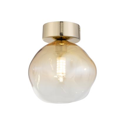 Brilagi - Taklampa VULCANO 1xG9/8W/230V guld/rökbeige