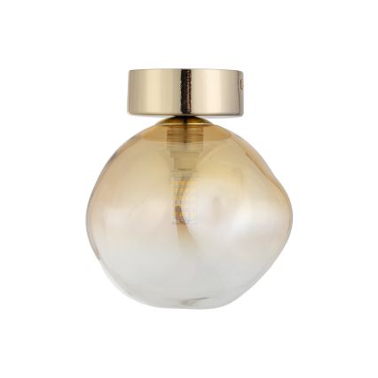 Brilagi - Taklampa VULCANO 1xG9/8W/230V guld/rökbeige