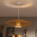 Brilagi - Takpendel med kabel CERIA BOHO 1xE27/40W/230V Ø 70 cm vit/brun