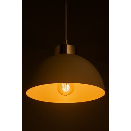 Brilagi - Takpendel med kabel MOON 1xE27/60W/230V Ø 18 cm beige/guld