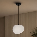 BRILAGI - Takpendel med kabel PEBBLES 1xE27/40W/230V Ø 20 cm svart