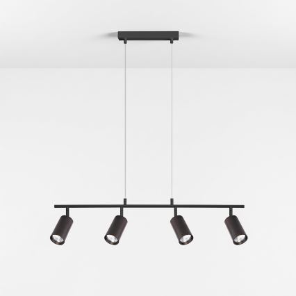 Brilagi - Takpendel med kabel SELE 4xGU10/30W/230V svart