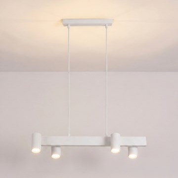 Brilagi - Takpendel med kabel SELE 4xGU10/30W/230V vit