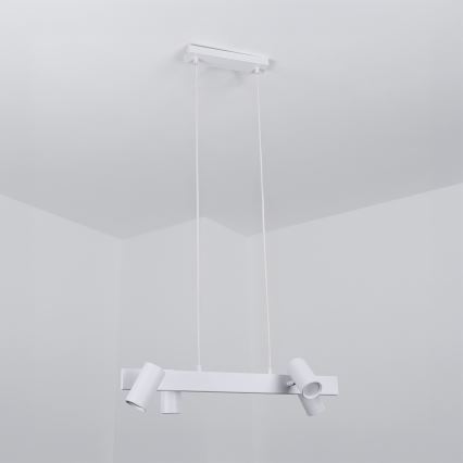 Brilagi - Takpendel med kabel SELE 4xGU10/30W/230V vit
