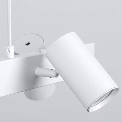 Brilagi - Takpendel med kabel SELE 4xGU10/30W/230V vit
