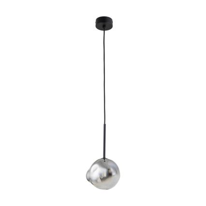 Brilagi - Takpendel med kabel VULCANO 1xG9/8W/230V svart/röksvart