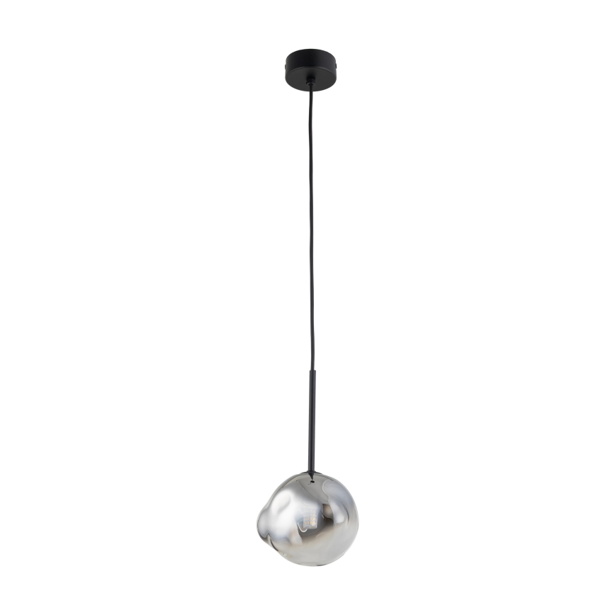 Brilagi - Takpendel med kabel VULCANO 1xG9/8W/230V svart/röksvart