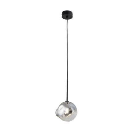 Brilagi - Takpendel med kabel VULCANO 1xG9/8W/230V svart/röksvart
