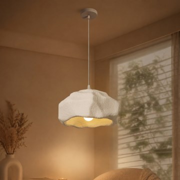 BRILAGI - Takpendel med kabel WABI SABI 1xE27/60W/230V Ø 30 cm vit