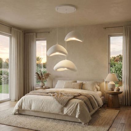 Brilagi - Takpendel med kabel WABI SABI 3xE27/40W/230V Ø 82 cm vit