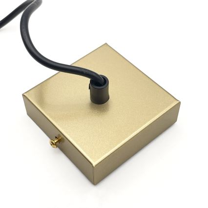 Brilagi - Takpendel med vajer CRISPINA 1xGU10/10W/230V guldfärgad