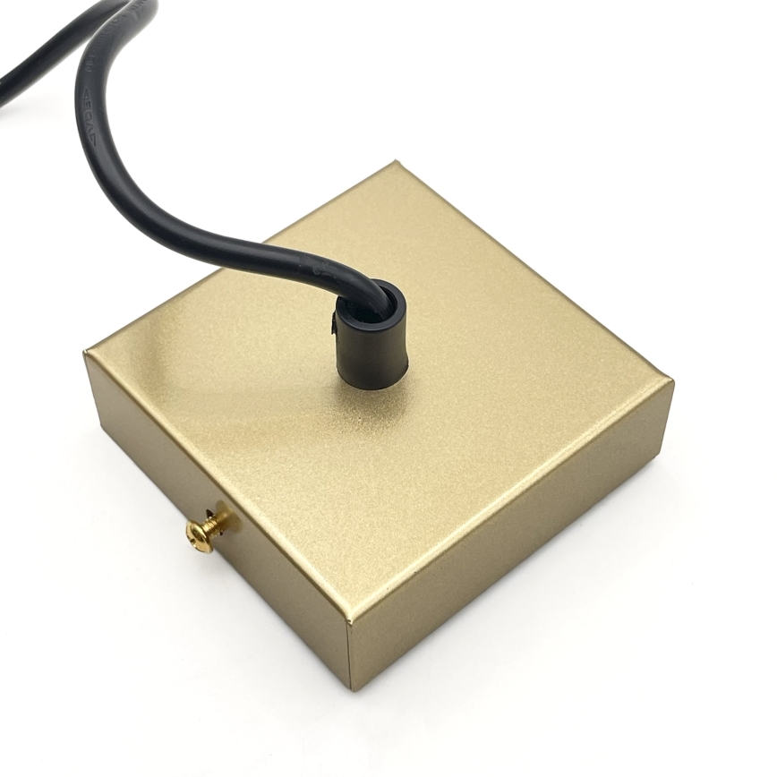 Brilagi - Takpendel med vajer CRISPINA 1xGU10/10W/230V guldfärgad