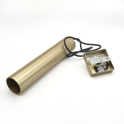 Brilagi - Takpendel med vajer CRISPINA 1xGU10/10W/230V guldfärgad