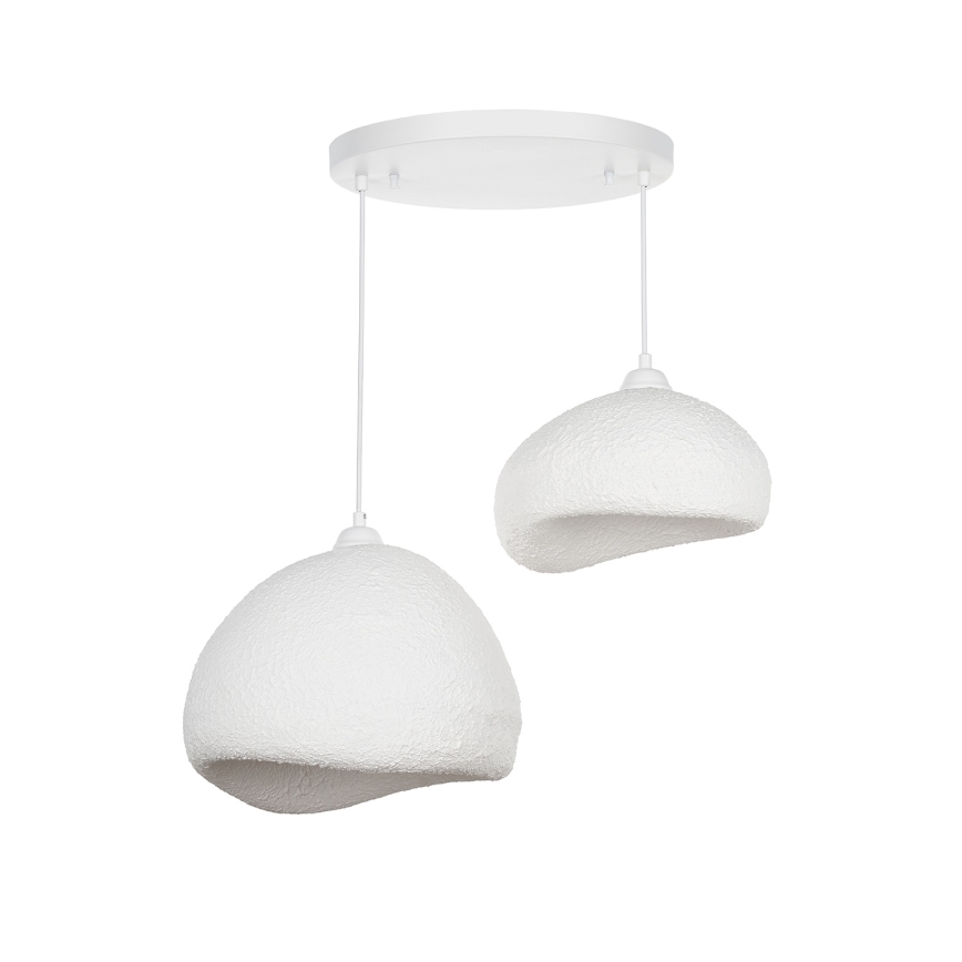 Brilagi - Takpendel med vajer WABI SABI 2xE27/40W/230V Ø 70 cm vit