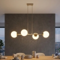 Brilagi - Takpendel på kabel 4xE27/60W/230V beige/guld