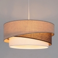 Brilagi - Takpendel på kabel ARROW 1xE27/60W/230V Ø 45 cm beige/brun/vit