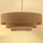 Brilagi - Takpendel på kabel LUNETA 3xE27/60W/230V Ø 80 cm beige/guld