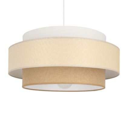 Brilagi - Takpendel på kabel RESNA 1xE27/60W/230V Ø 40 cm krämfärgad/beige
