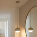 BRILAGI - Takpendel på sladd COSMO 1xE27/60W/230V Ø 18 cm beige/guld