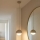 Brilagi - Takpendel på sladd COSMO 1xE27/60W/230V Ø 18 cm beige/guld