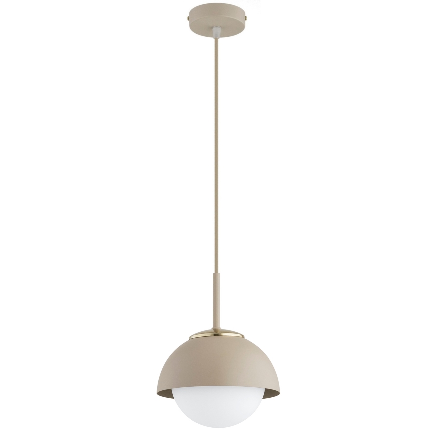 Brilagi - Takpendel på sladd COSMO 1xE27/60W/230V Ø 18 cm beige/guld