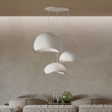Brilagi - Takpendel på sladd WABI SABI 3xE27/40W/230V Ø 76 cm vit