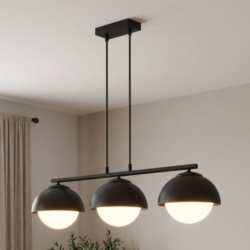 BRILAGI - Takpendel på vajer COSMO 3xE27/60W/230V svart