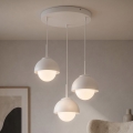 BRILAGI - Takpendel på vajer COSMO 3xE27/60W/230V vit/guld