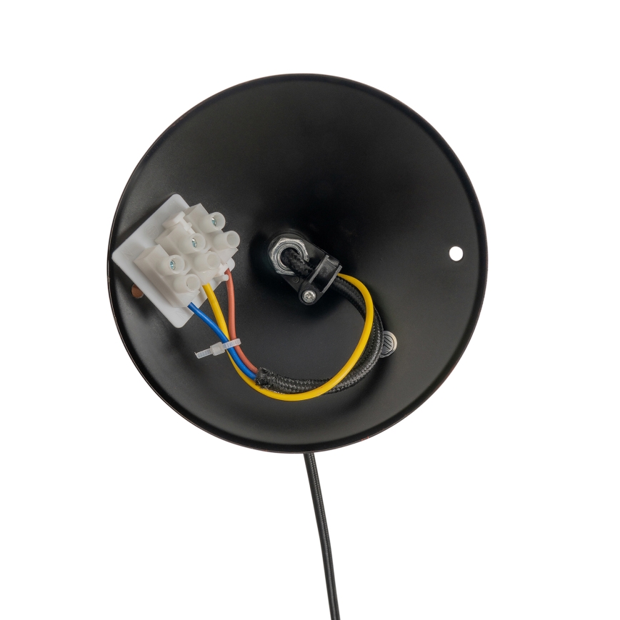 BRILAGI - Takpendel på vajer FORGE 1xE27/60W/230V Ø36 cm brun