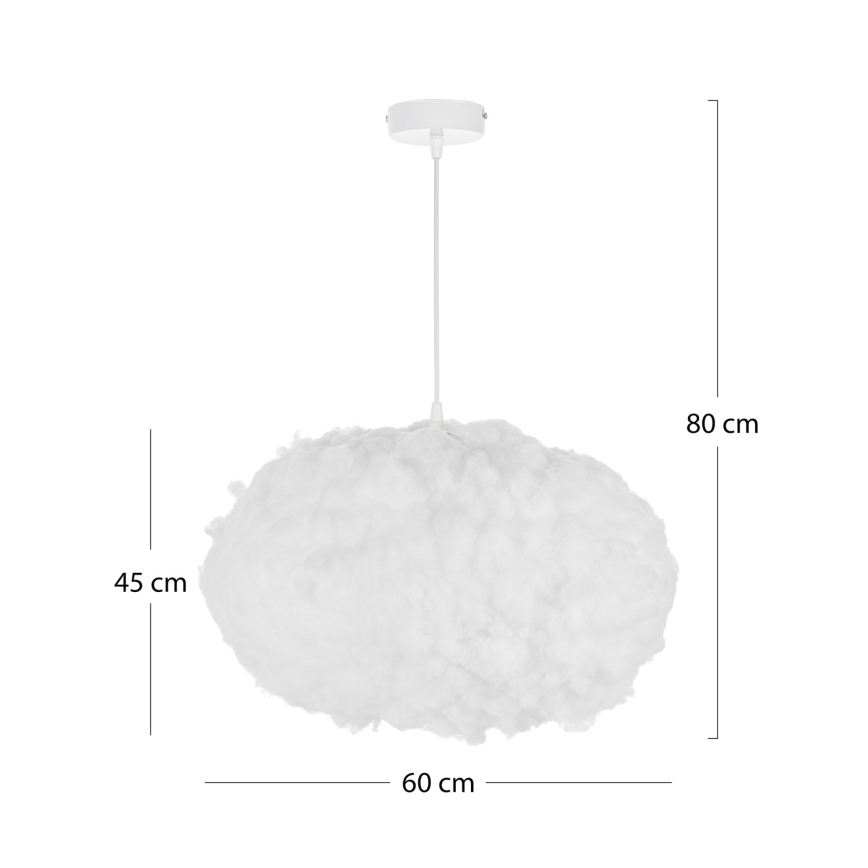 BRILAGI - Takpendel på vajer SOLEAIR 2xE27/40W/230V Ø 60 cm vit