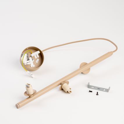 BRILAGI - Takpendel på vajer VULCANO 3xG9/8W/230V beige/rökbeige beige