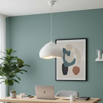 Brilagi - Takpendel på vajer WABI SABI 1xE27/40W/230V Ø 32 cm vit