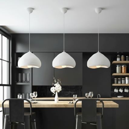 Brilagi - Takpendel på vajer WABI SABI 1xE27/40W/230V Ø 32 cm vit