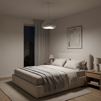 Brilagi - Takpendel på vajer WABI SABI 1xE27/40W/230V Ø 32 cm vit