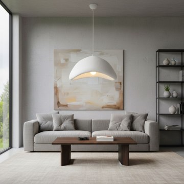 Brilagi - Takpendel på vajer WABI SABI 1xE27/40W/230V Ø 52 cm vit