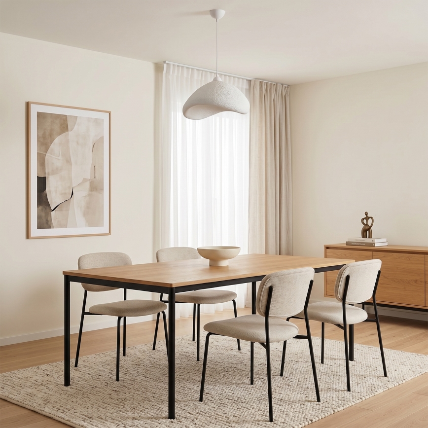 Brilagi - Takpendel på vajer WABI SABI 1xE27/40W/230V Ø 52 cm vit