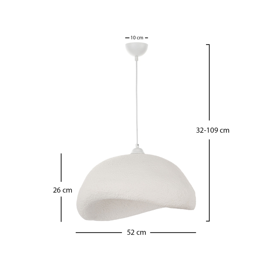 Brilagi - Takpendel på vajer WABI SABI 1xE27/40W/230V Ø 52 cm vit