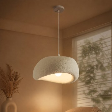 BRILAGI - Takpendel på vajer WABI SABI 1xE27/60W/230V Ø 40 cm vit