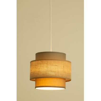 Brilagi - Takpendel RESNA 3xE27/60W/230V Ø 45 cm brun/beige