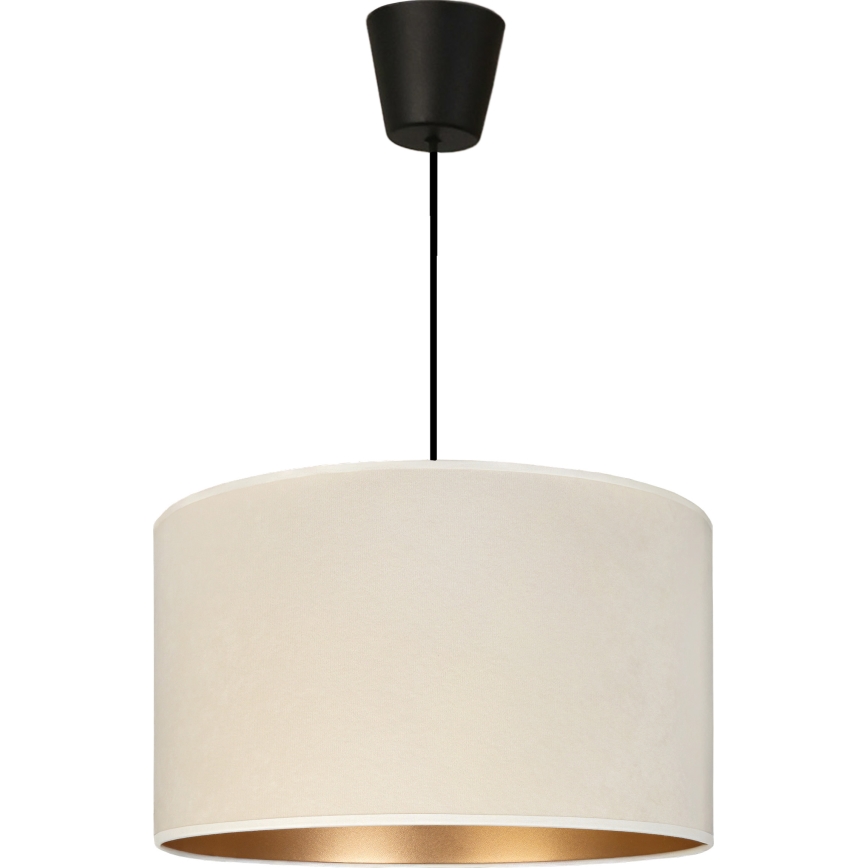 Brilagi - Takpendel VELVET 1xE27/60W/230V Ø 40 cm krämvit/guld