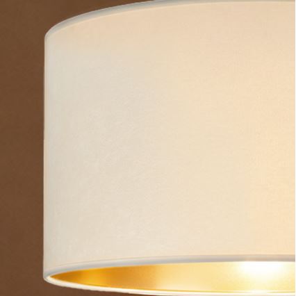 Brilagi - Takpendel VELVET 1xE27/60W/230V Ø 40 cm krämvit/guld