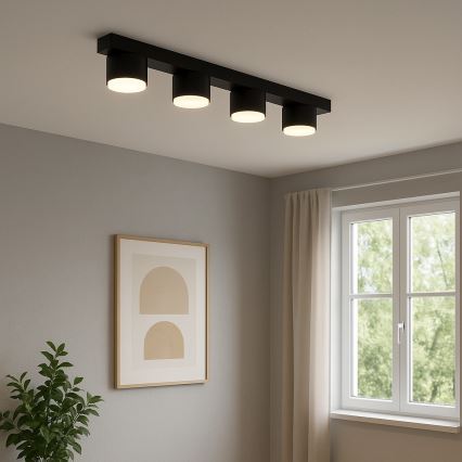 Brilagi - Takspot 4xGX53/12W/230V svart