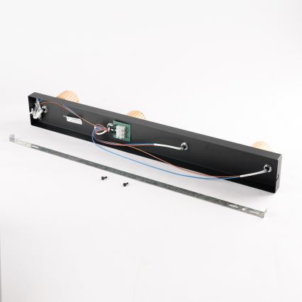 Brilagi - Takspot HYGGE 4xE14/15W/230V svart/rökfärgad