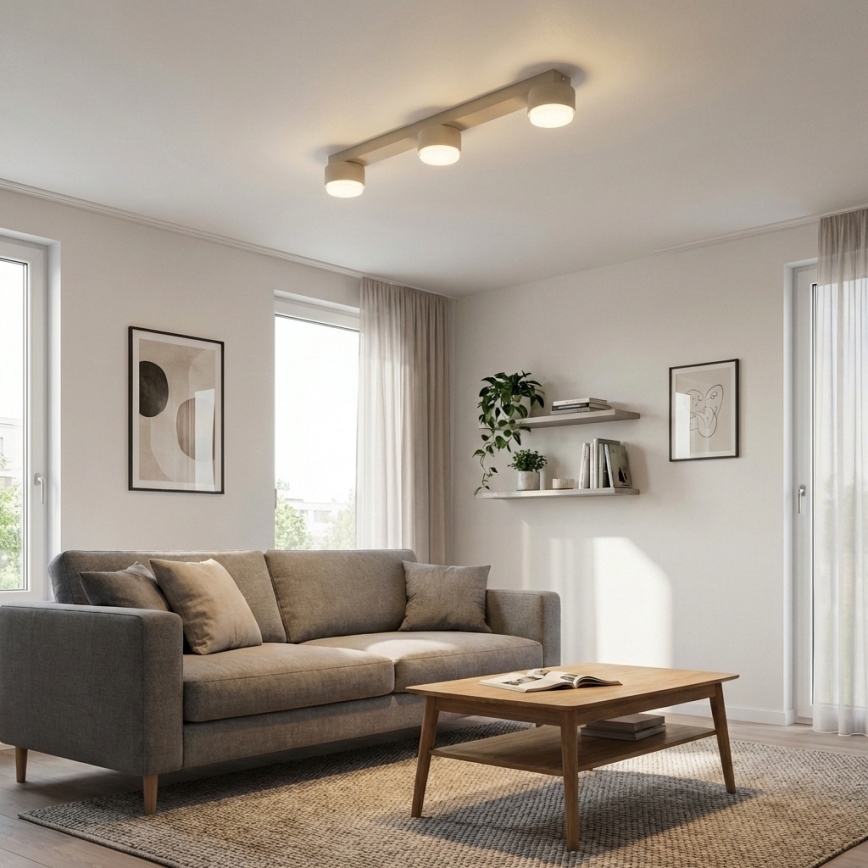 Brilagi - Takspot MONO 3xGX53/12W/230V beige