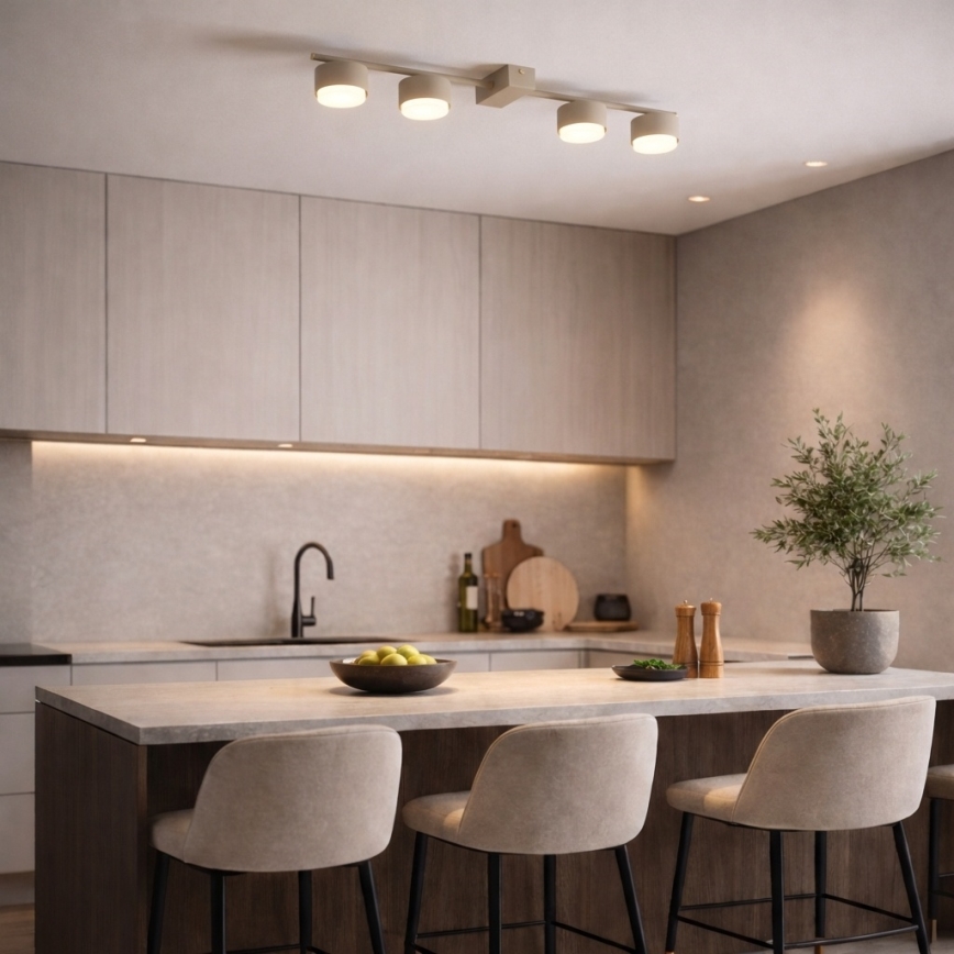 Brilagi - Takspot MONO 4xGX53/12W/230V beige