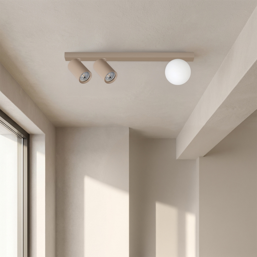 Brilagi - Takspot SELE BALL 2xGU10/30W/230V + 1xG9/10W beige