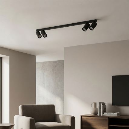 Brilagi - Takspot SELE LONG 4xGU10/30W/230V svart